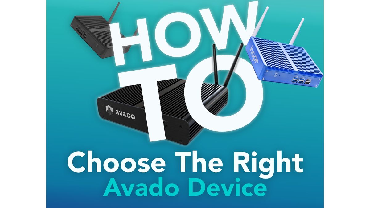 How To Choose the Right AVADO Device